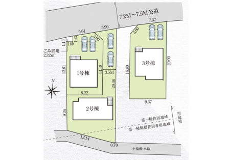 間取り図（販１戸建）　区画図