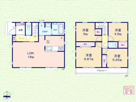 間取り図（販１戸建）　間取り