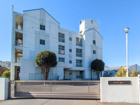 周辺環境　中学校 600m ふじみ野市立福岡中学校