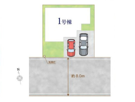 間取り図（販１戸建）　区画図
