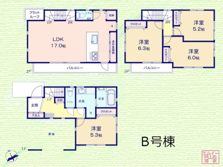 間取り図（販１戸建）　間取り