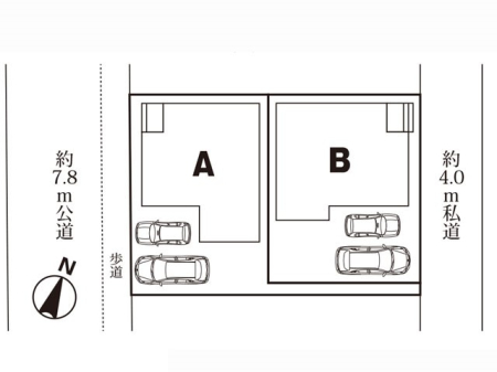 間取り図（販１戸建）　区画図