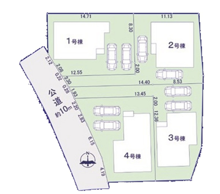 間取り図（販１戸建）　区画図