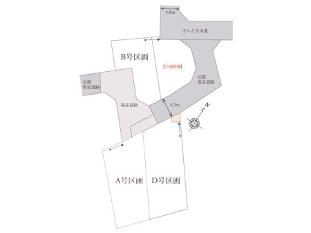 間取り図（販１戸建）　区画図