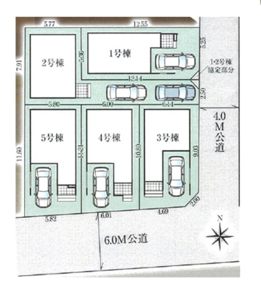 間取り図（販１戸建）　区画図